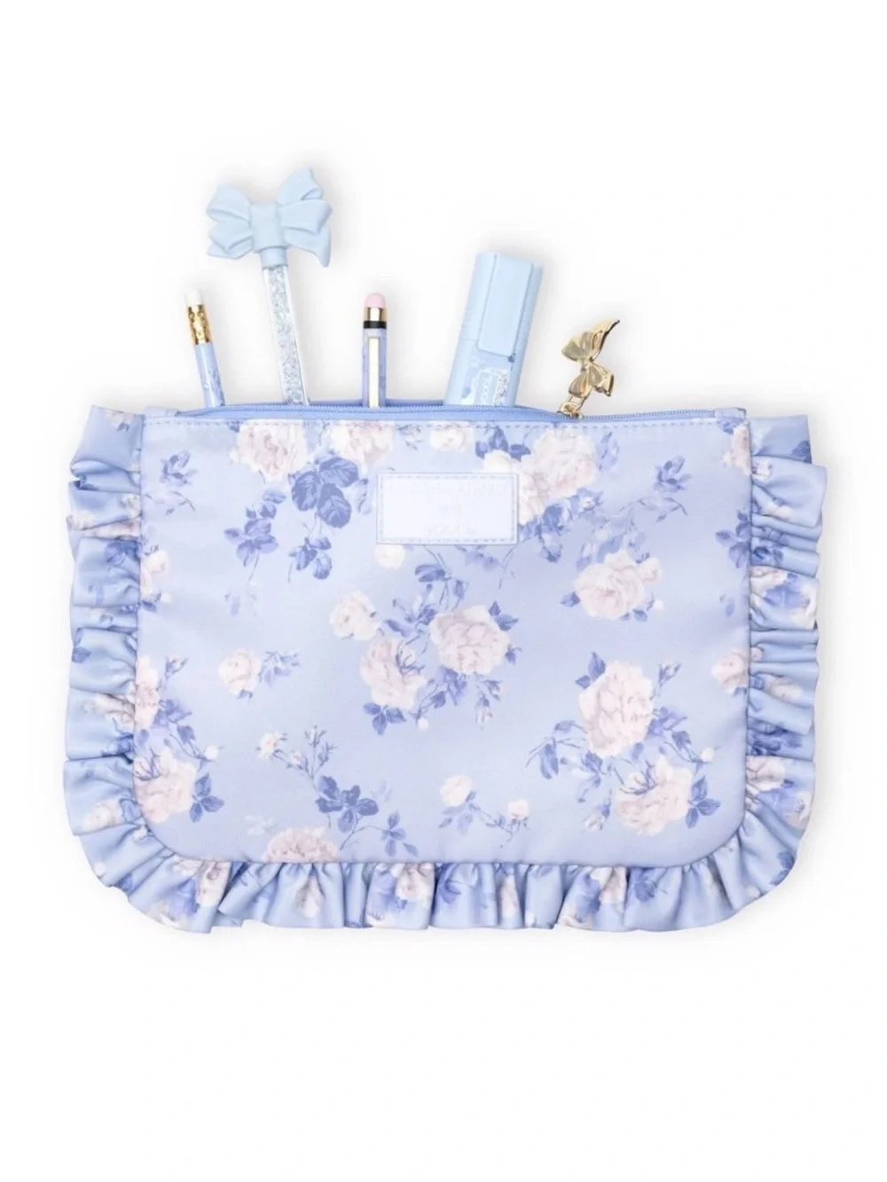 Love Shack Fancy X Target Yoobi Blooming Heirloim Pencil Case Whisper Blue🩵